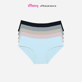 Combo 5 Quần Lót Nữ Su iMerry cạp thấp,basic nhiều màu dễ phối đồ vải su lạnh mềm mại mỏng nhẹ VQ028