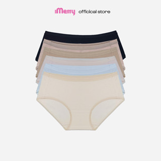 Combo 3 Quần Lót nữ cotton gỗ sồi iMerry Cạp Cao Mát Mỏng Mịn, Độ Thấm Hút Cao VQ097
