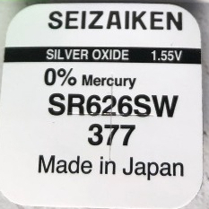 Viên pin đồng hồ 1,55V Murata Sony SR626SW 377 AG4 LR626 L626F SR626