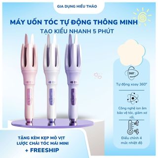 MÁY UỐN TÓC TỰ ĐỘNG THÔNG MINH 32MM – TẠO KIỂU NHANH 5 PHÚT -  TỰ ĐỘNG XOAY 360°