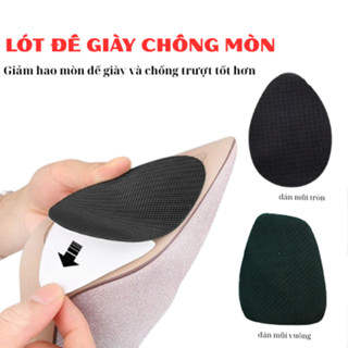 Miếng đệm cao su dán đế giày cao gót nam nữ chống trượt giảm tiếng ồn chống mài mòn - PK011