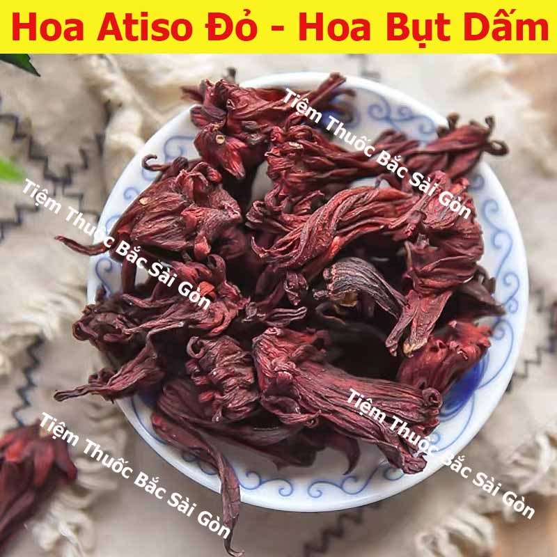 Hoa Dâm Bụt - Atiso Đỏ - Hibiscus 100g (Hàng mới, thơm, đẹp)