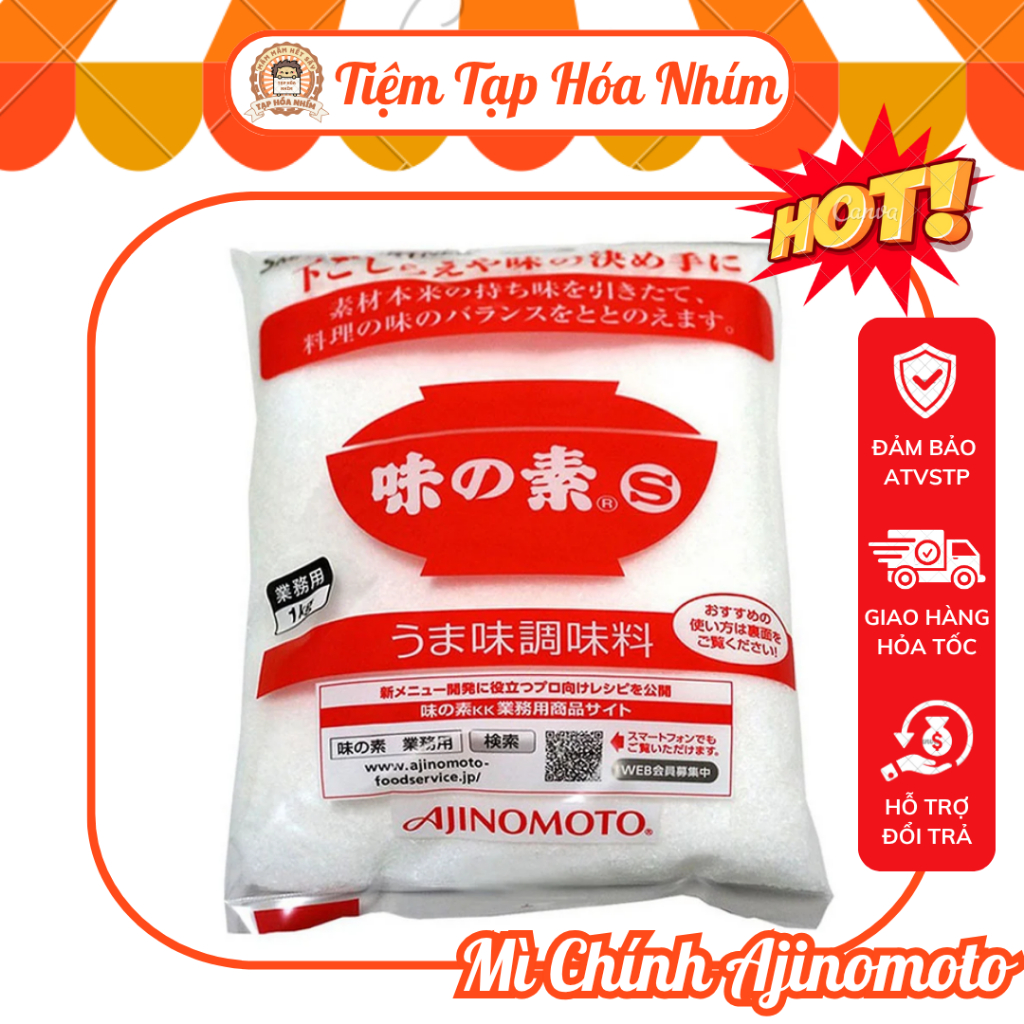 Mỳ chính Ajinomoto Nhật Bản 1kg [bột ngọt Ajinomoto Nhật]