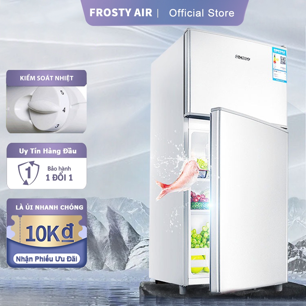 Tủ lạnh mini có ngăn đá và ngăn lạnh, dung tích mini tiết kiệm điện ,tủ lạnh mới nhỏ chính hãng