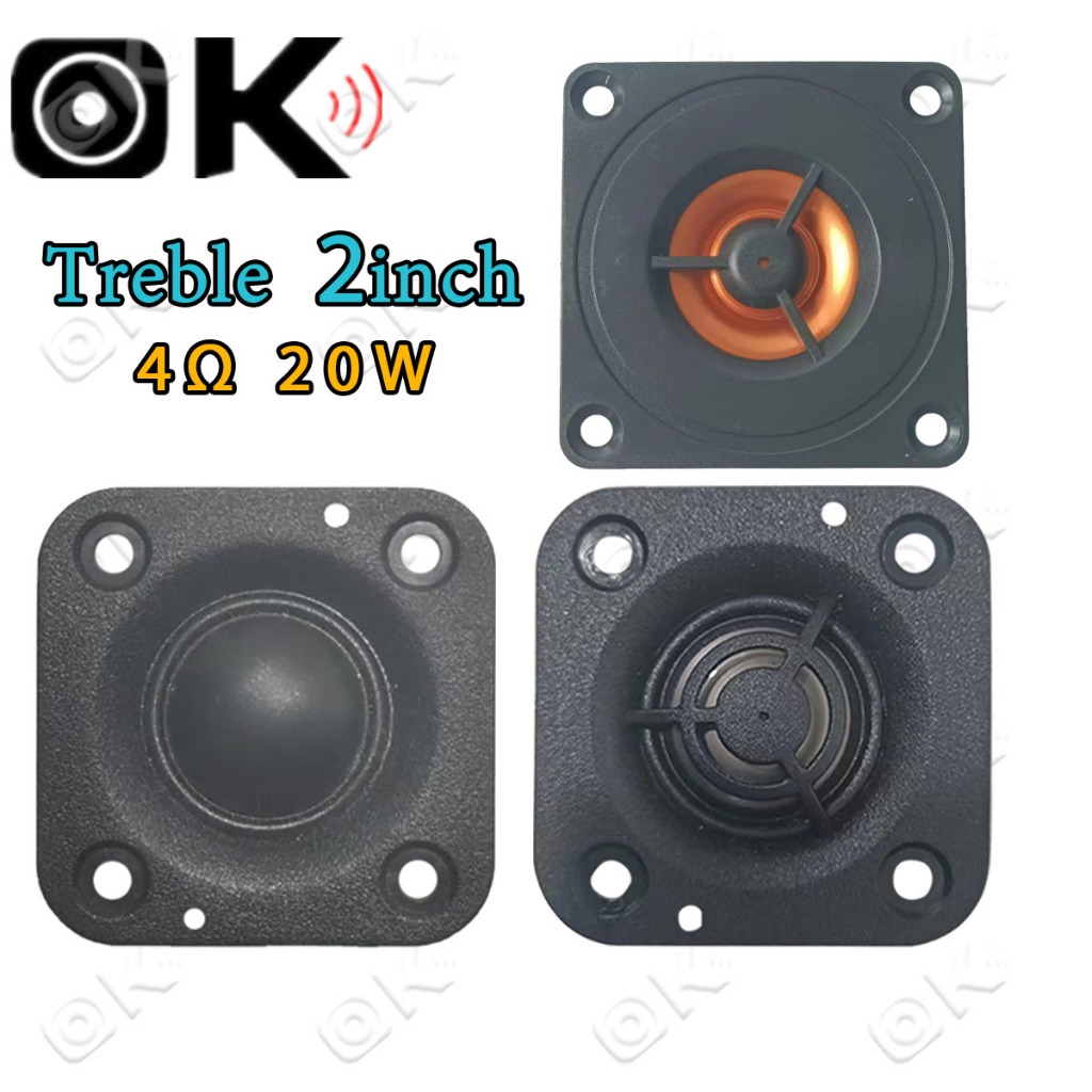 Okdiy Loa treble mang lụa từ 2inch 4ohm 20W âm thanh sáng nhuyễn trong trẻo