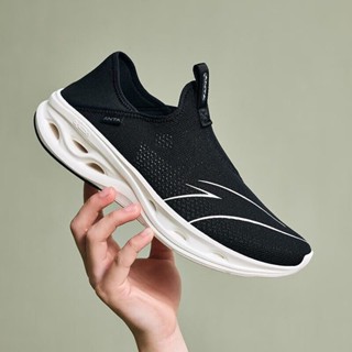  ANTA A-LOOP Giày thể thao nam Giày lười thể thao nam đi bộ tập gym êm ái thoáng khí 812336602S 