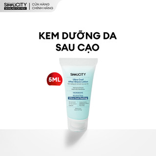 [QUÀ TẶNG KHÔNG BÁN] Kem dưỡng da sau cạo râu mát lạnh Men Stay Simplicity Ultra Cool After Shave Lotion 5ml