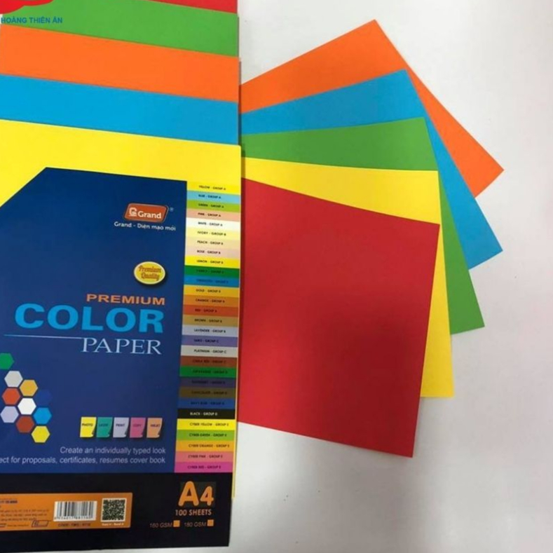 Set 10 tờ bìa màu A4 làm đồ handmade scrapbook – tông đỏ đen kem nổi bật