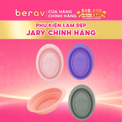 Chậu làm sạch cọ trang điểm bằng silicone Jary Silicone Makeup Brush Cleaning (Màu ngẫu nhiên)