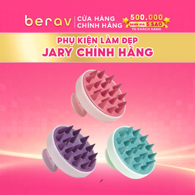 Lược gội đầu massage Jary Scalp Massaging Shampoo Brush (Màu Ngẫu Nhiên)