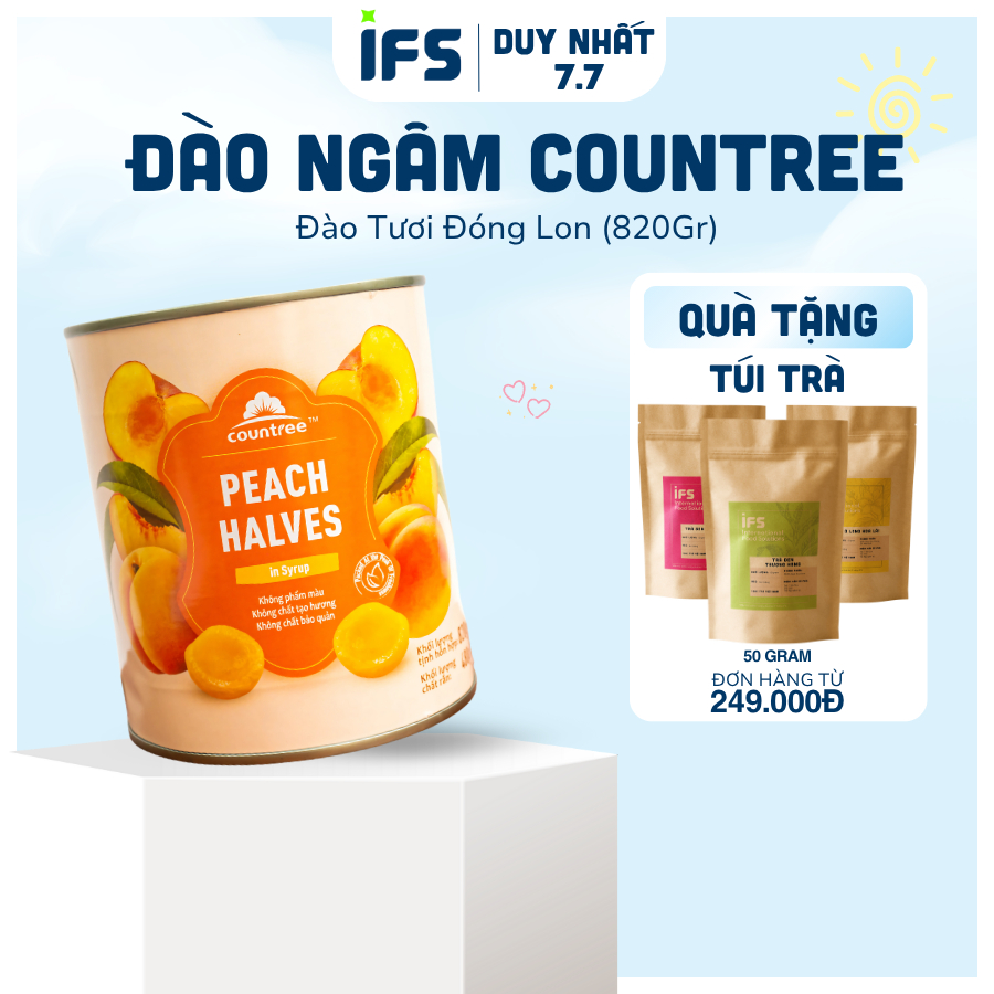 IFS - Đào Ngâm Countree (820Gr)