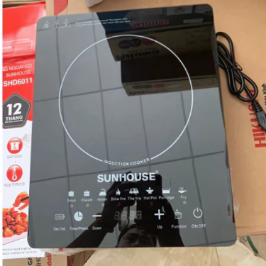 Bếp Từ Cảm Ứng SUNHOUSE thế hệ mới , Bếp Điện Từ Đơn ( MẦU ĐỎ )