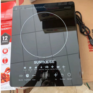 Bếp Từ Cảm Ứng SUNHOUSE thế hệ mới , Bếp Điện Từ Đơn ( MẦU ĐỎ )