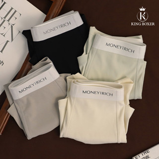 Sét 4 quần sịp nam boxer KINGBOXER quần xì đùi vải SU ĐÚC NHẬT co giãn mềm mại thoáng khí MONEY-RICH