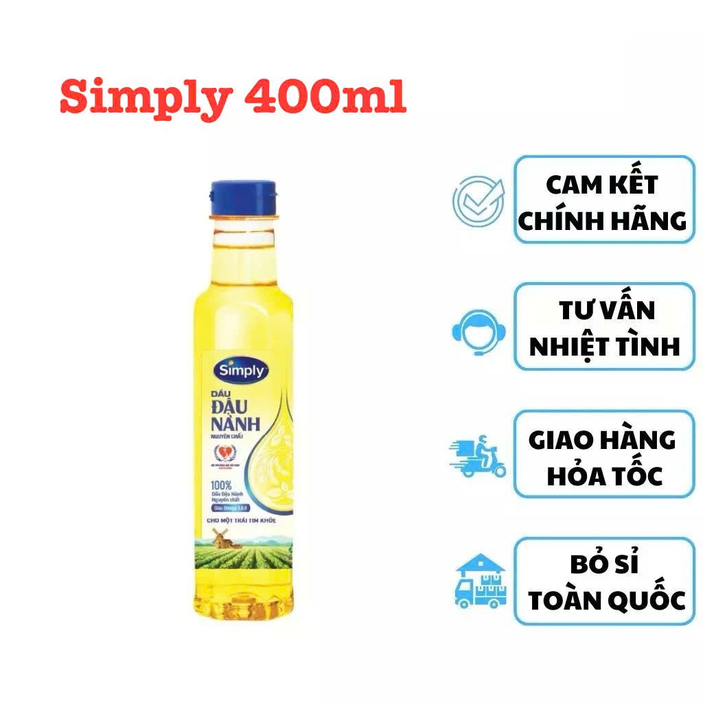 Dầu ăn Simply chai 400ml