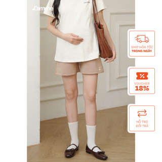 Quần bầu Momi Short chất liệu cotton doubleface cao cấp dáng basic 4 màu dễ mặc, thấm hút mồ hôi BY L'AMME