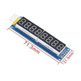 Module Led 7 Thanh 8 Số - HC595