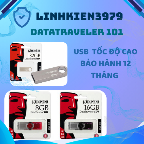 USB Kingston 8GB/16GB/32GB Nhỏ Gọn.
