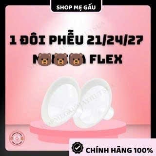 1 đôi Phễu Flex viền sillicon hình elip mới