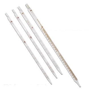 Pipet thủy tinh thẳng chia vạch 1ml đến 10ml (chưa bao gồm quả bóp)