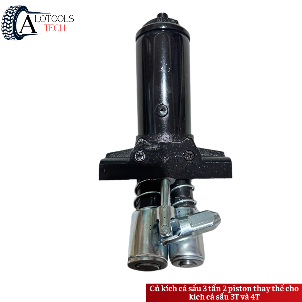 Củ kích cá sấu thay thế cho kích cá sấu 3 tấn và 4 tấn, ty kích cá sấu 2 piston dạng nằm