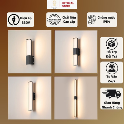 Đèn Tường LED Energy Green Light DT-1166 Hiện Đại, Chống Nước IP54 | Trang Trí Ngoài Trời, Cầu Thang