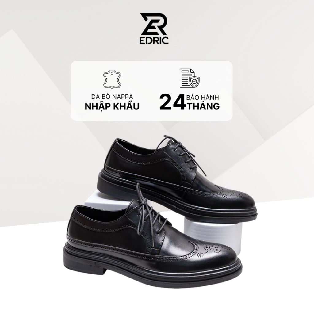 Giày Tây Nam EDRIC Công Sở Độn Đế Tăng Chiều Cao Chính Hãng Trẻ Trung CT05