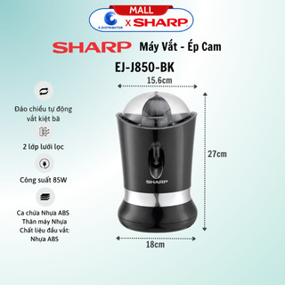 Máy vắt cam Sharp EJ-J850-BK - Chính Hãng