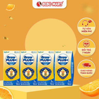 Lốc 4 Sữa Non Pha Sẵn GrowPLUS+ Vàng 180ml 110ml Cho Bé Từ 1-2 Tuổi - Bibo Mart