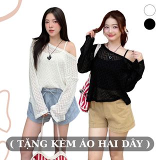 ZAREEN | ÁO THUN LƯỚI LỆCH VAI ZAREEN THU170