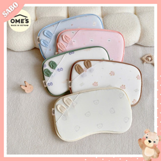  Gối Cao Su Thông Hơi Chống Ngạt Hãng OME'S Mềm Mịn Thoáng Khí Giúp Bé Ngủ Ngon Gối Cho Bé 1 Tháng- 2 Tuổi 