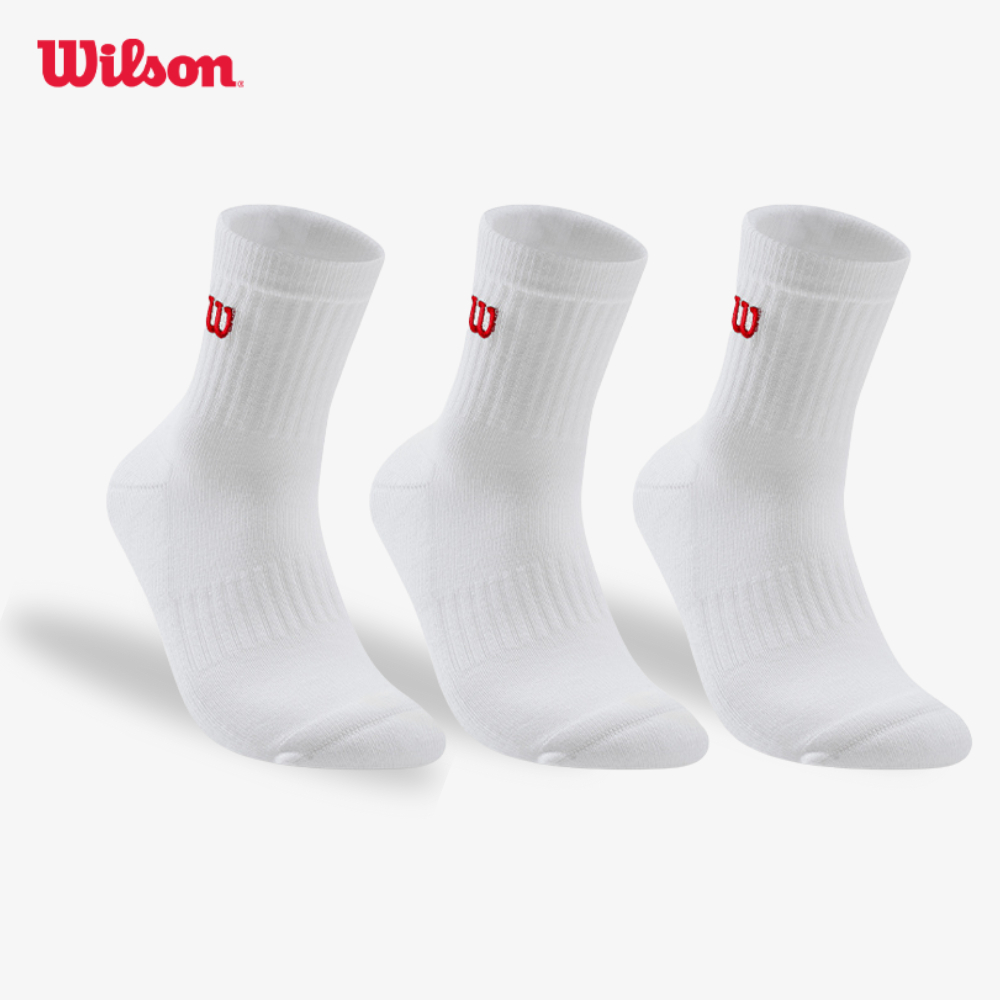 Wilson Quarter Top Socks 3-Pack Tất Thể Thao WU00083511
