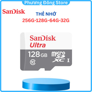  Thẻ Nhớ SanDisk Ultra 128G 64G 32G UHS-I - 100MB s - Hàng Chính Hãng 