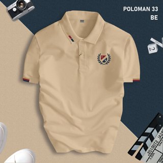 Áo Polo mẫu POLOMAN 33, BASIC CVC vải cá sấu sang trọng, lịch lãm, thoáng mát