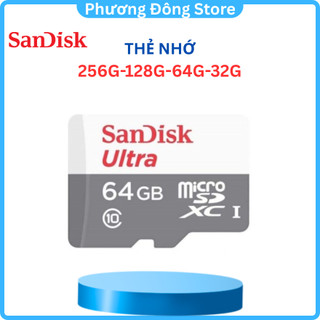  Thẻ Nhớ Camera MicroSD SanDisk Ultra 128GB 64G 32G UHS-I - 100MB s - hàng chính hãng 