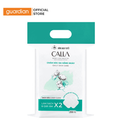 Bông Tẩy Trang Bạch Tuyết Làm Sạch Sâu Calla 250G 278 Miếng | Guardian Việt Nam