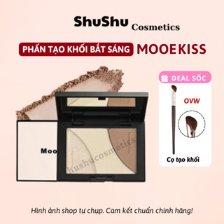 [CHÍNH HÃNG] Bảng Tạo Khối Mooekiss Phấn Bắt Sáng Bảng Trang điểm Tự Nhiên Lâu Trôi Chống Nước SHUSHU COSEMTICS