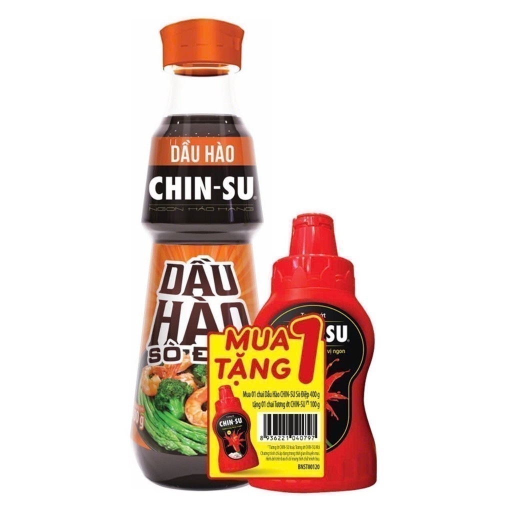Dầu Hào Chin-Su Sò Điệp Chai X 400Gr KM Tương Ớt