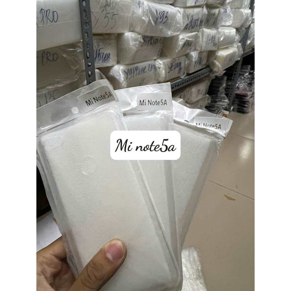 Ốp lưng silicon Redmi Note 5A/ Redmi Note 5 pro trong suốt