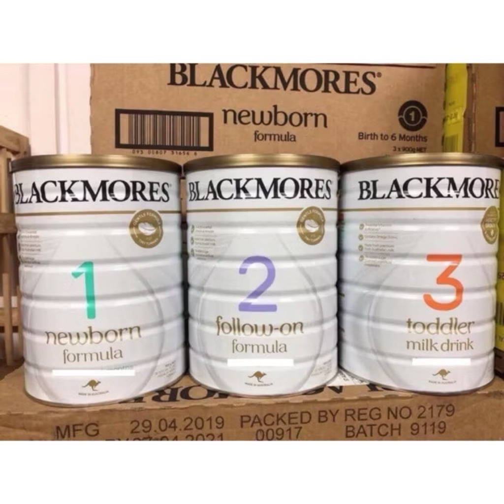 sữa blackmore đủ số 1-2-3 (900)