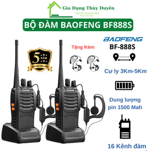 Bộ đàm baofeng bf-888s khoảng cách 3-5 km 16 kênh chất lượng âm thanh chuẩn