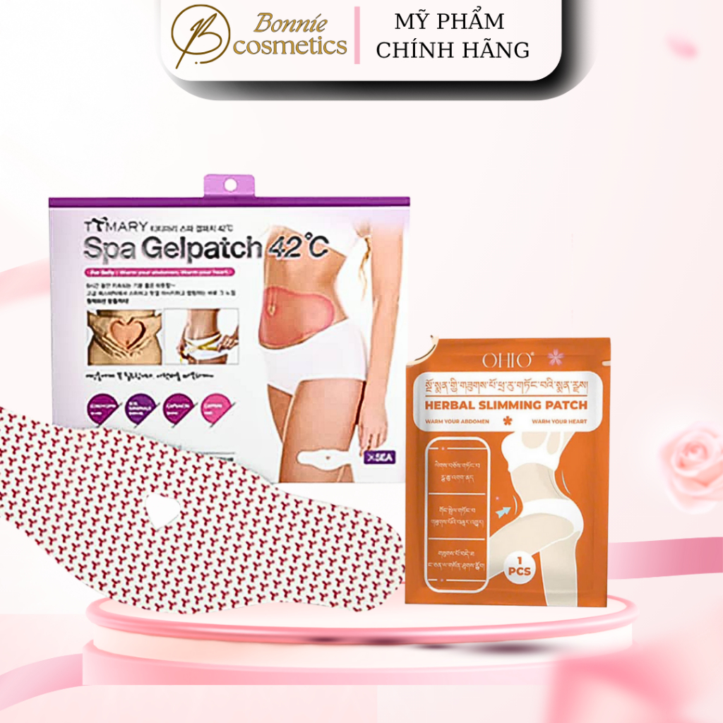 Miếng Dán Tan Mỡ Bụng 42 Độ C Spa Gel Patch