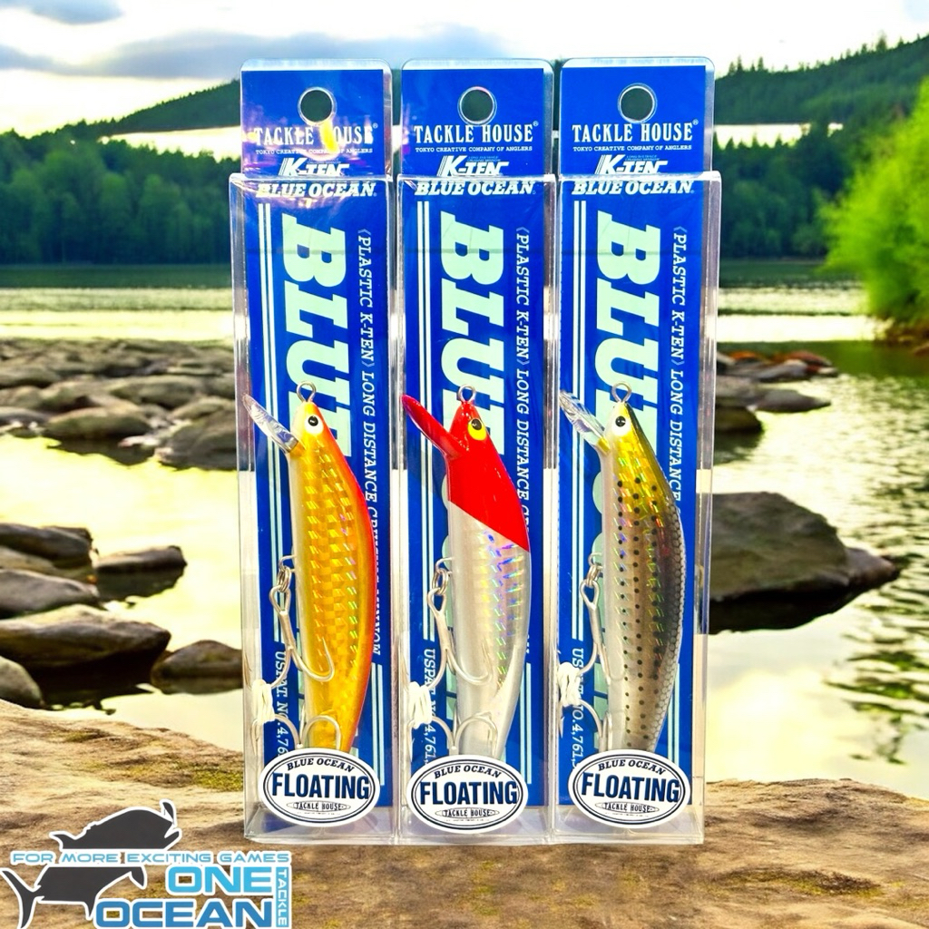 Mồi Câu Cá TACKLE HOUSE K-TEN BLUE OCEAN 90mm