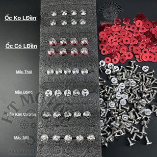 ( GIÁ 1 CON) ỐC DÙ SALAYA 6li10 ,6li15 , 6li20 LẮP,ỐP PÔ, DÀN ÁO INOX 304