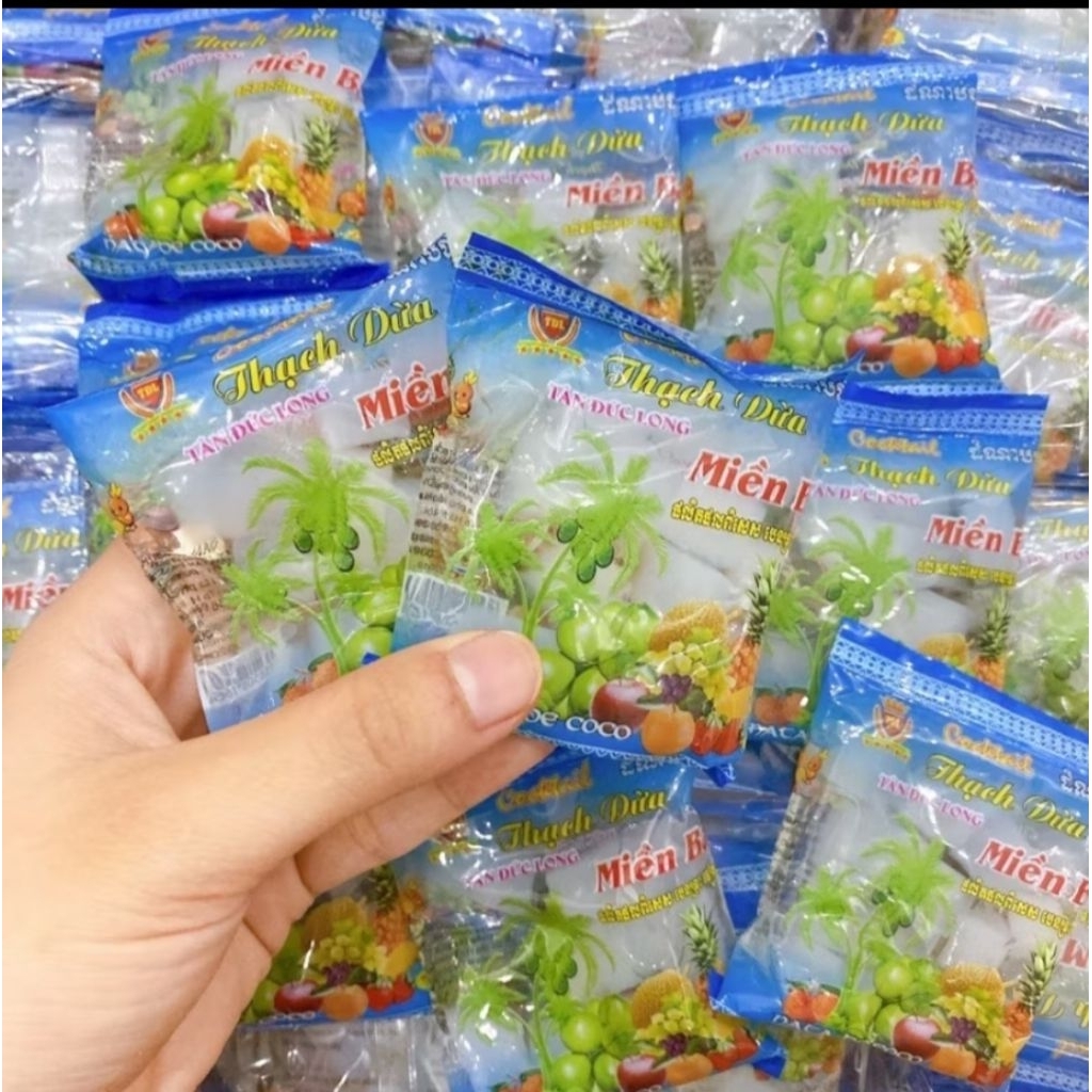 sỉ 1 bịch 20 gói Thạch dừa miền bắc