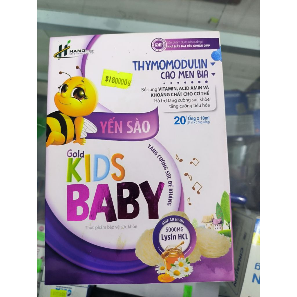 [chính hãng] Hộp 20 ống Gold kids baby , tăng cường sức đề kháng cho trẻ