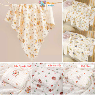 [Giá sỉ] Khăn Tắm Xô Cho Bé Mẹ Bé Doomi Khăn Tắm Xô 6 Lớp Xuất Nhật Cho Bé HT618-HT720-HT630