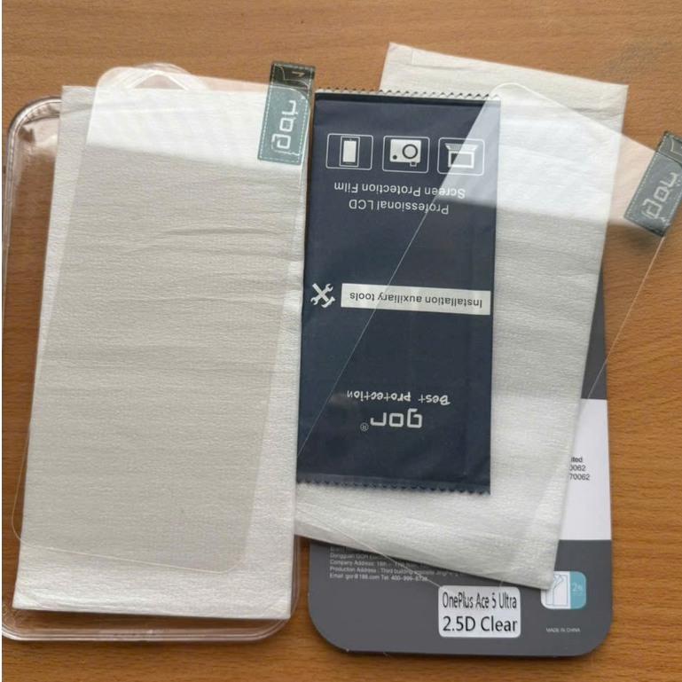Kính cường lực Gor Oneplus Ace 5 Pro / Ace 5 Ultra trong suốt cảm ưng mượt