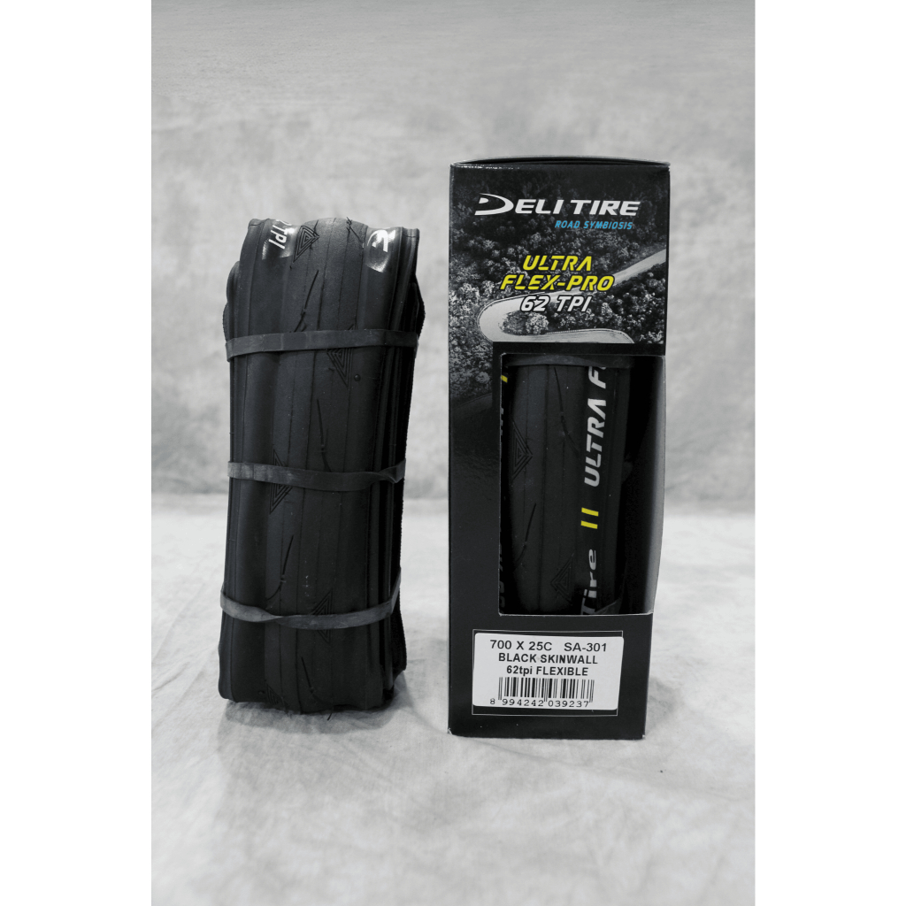 Vỏ xếp xe đạp Deli Tire 700 x 25C SA-301 Black SkinWall