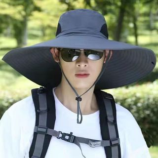  Nón Tai Bèo chống tia UV thời trang nam nữ mới Thoải mái và thoáng khí Mũ Bucket vành rộng có thể gấp gọn 